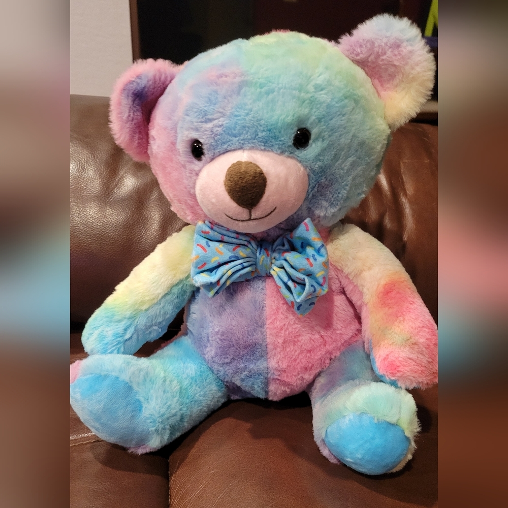 Rainbow Plush Teddy Bear